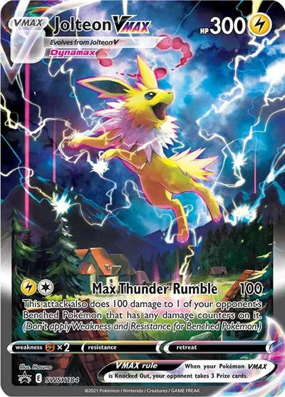 SWSH184 Jolteon VMAX - SWSH Black Star Promo