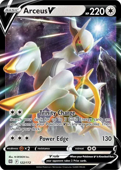 122/172 Arceus V - Brilliant Stars - Brilliant Stars