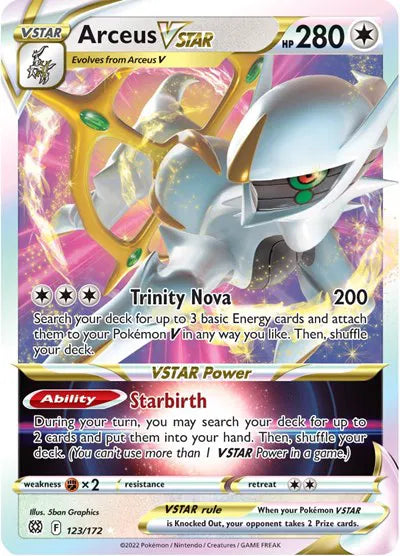 123/172 Arceus VSTAR - Brilliant Stars