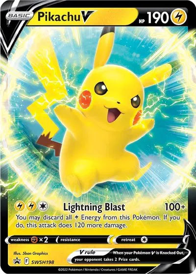 SWSH198 Pikachu V - SWSH Black Star Promo
