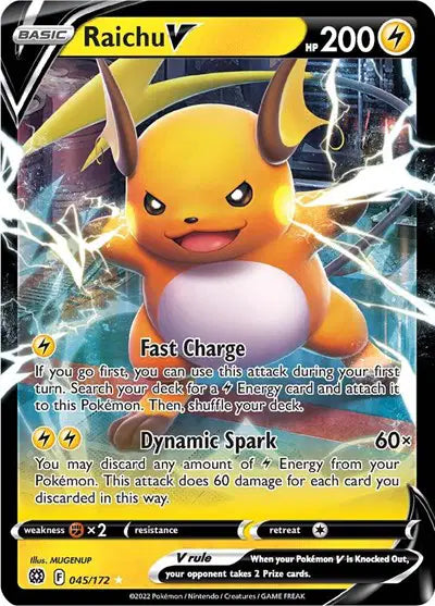 045/172 Raichu V - Brilliant Stars