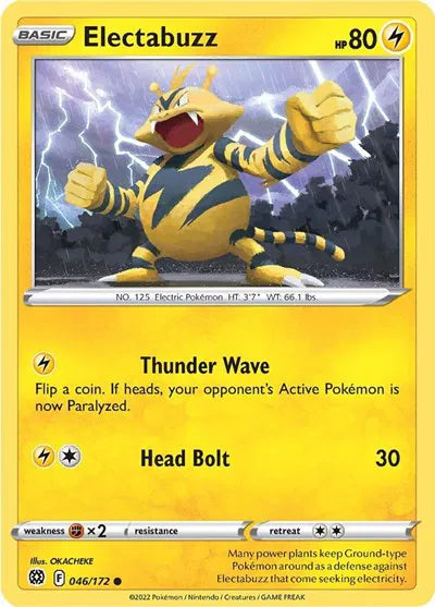 046/172 Electabuzz Reverse Holo - Brilliant Stars