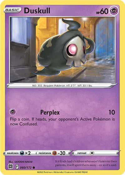 060/172 Duskull Reverse Holo - Brilliant Stars