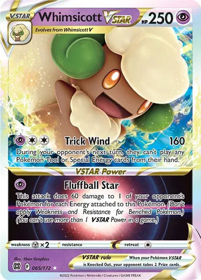 065/172 Whimsicott VStar - Brilliant Stars
