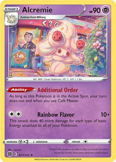 071/172 Alcremie Reverse Holo - Brilliant Stars