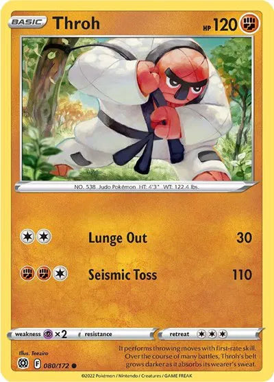 080/172 Throh Reverse Holo - Brilliant Stars
