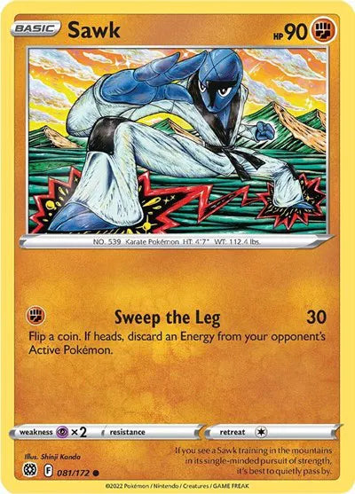 081/172 Sawk Reverse Holo - Brilliant Stars