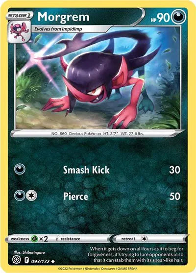 093/172 Morgrem Reverse Holo - Brilliant Stars