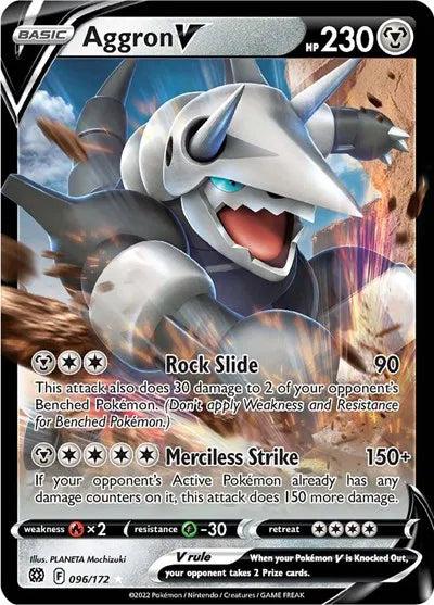 096/172 Aggron V - Brilliant Stars