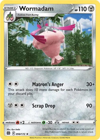 098/172 Wormadam Reverse Holo - Brilliant Stars