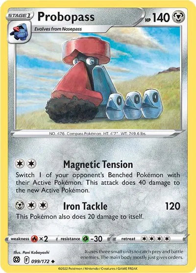 099/172 Probopass Reverse Holo - Brilliant Stars