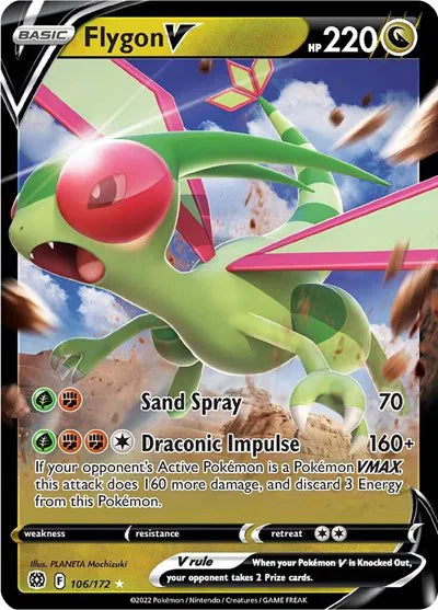 106/172 Flygon V - Brilliant Stars