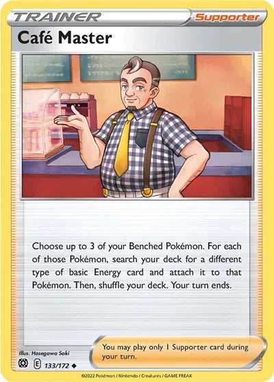 133/172 Café Master Reverse Holo - Brilliant Stars