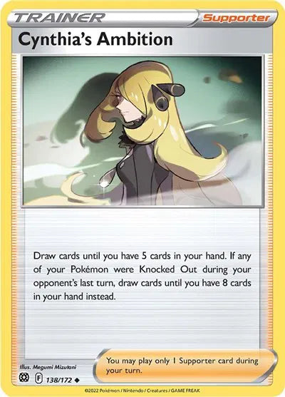 138/172 Cynthia's Ambition Reverse Holo - Brilliant Stars