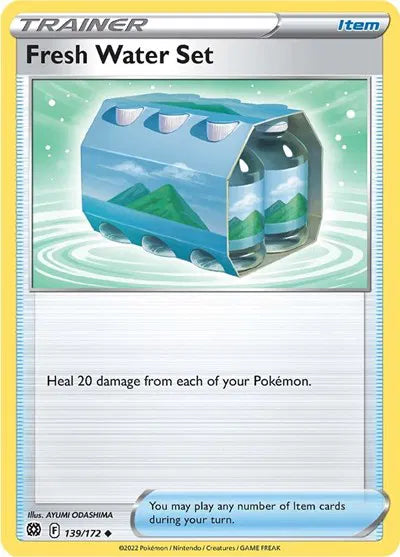 139/172 Fresh Water Set Reverse Holo - Brilliant Stars
