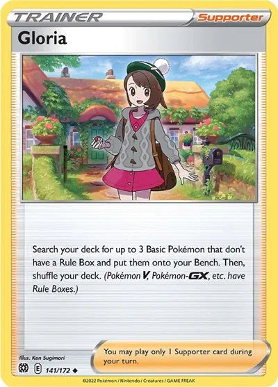 141/172 Gloria Reverse Holo - Brilliant Stars