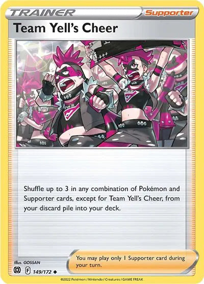 149/172 Team Yell's Cheer Reverse Holo - Brilliant Stars