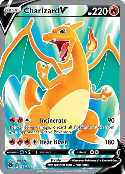 153/172 Charizard V - Brilliant Stars