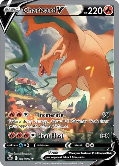 154/172 Charizard V - Brilliant Stars