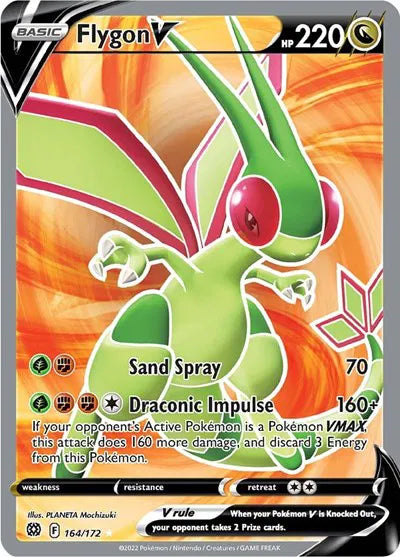 164/172 Flygon V - Brilliant Stars