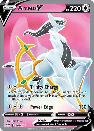 165/172 Arceus V - Brilliant Stars