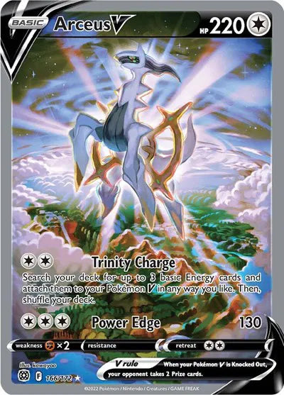 166/172 Arceus V - Brilliant Stars