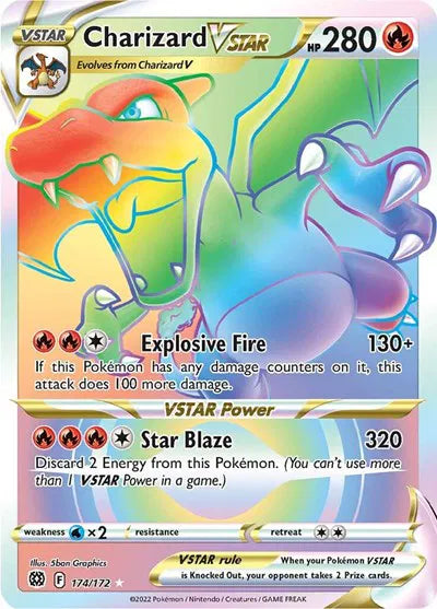 174/172 Charizard VStar - Brilliant Stars