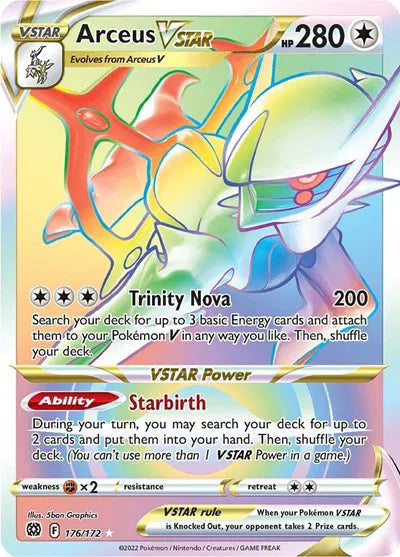 176/172 Arceus VStar - Brilliant Stars