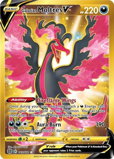 183/172 Galarian Moltres V - Brilliant Stars