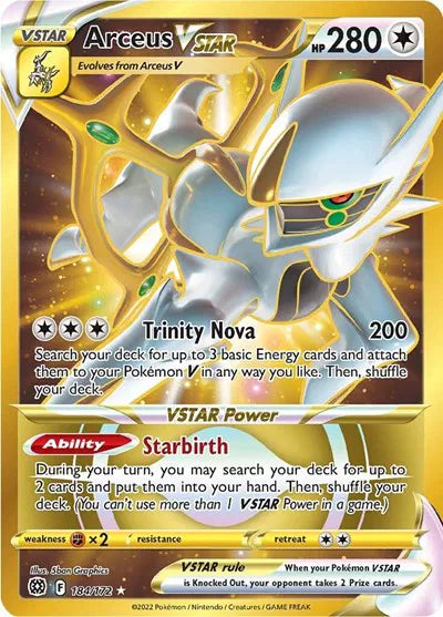 184/172 Arceus VStar - Brilliant Stars