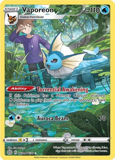 TG02/TG30 Vaporeon - Brilliant Stars