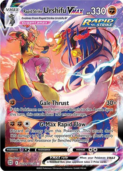 TG21/TG30 Rapid Strike Urshifu VMAX - Brilliant Stars