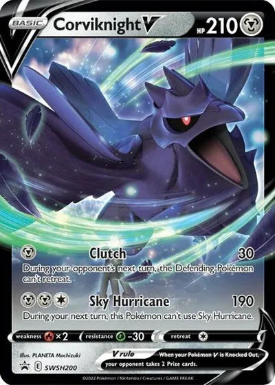 SWSH200 Corviknight V - SWSH Black Star Promo