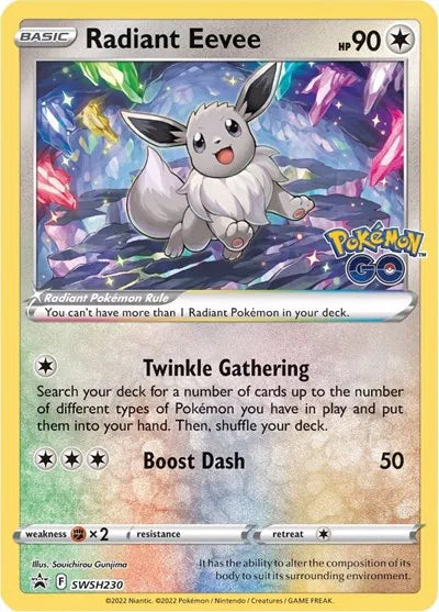 SWSH230 Radiant Eevee - SWSH Black Star Promo