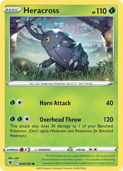 008/189 Heracross Reverse Holo