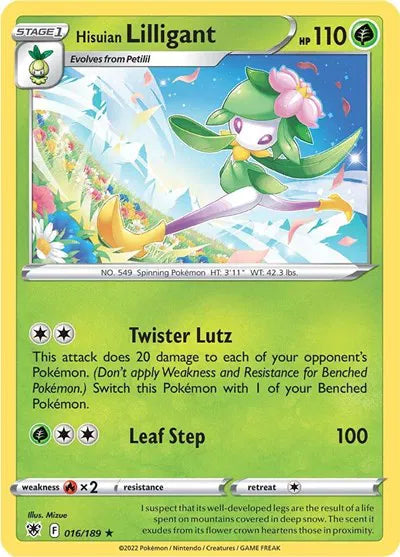 016/189 Hisuian Lilligant Holofoil