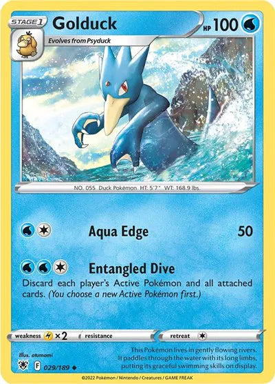 029/189 Golduck Reverse Holo