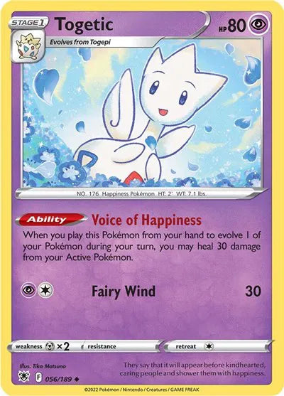 056/189 Togetic Reverse Holo - Astral Radiance