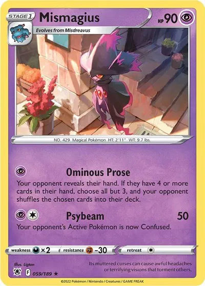 059/189 Mismagius Reverse Holo - Astral Radiance