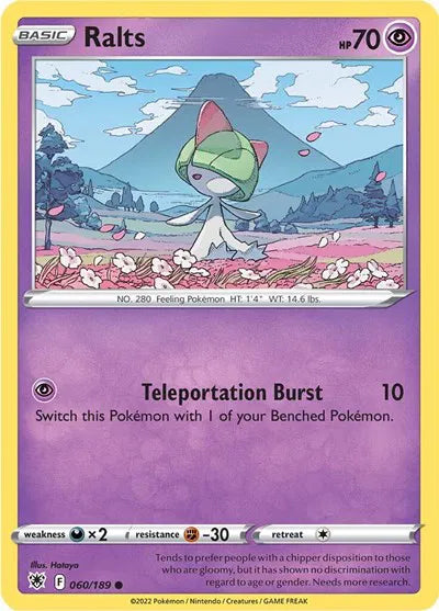 060/189 Ralts Reverse Holo - Astral Radiance
