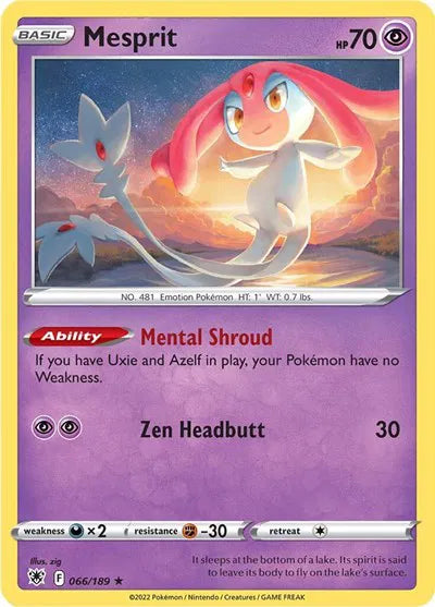 066/189 Mesprit Holofoil - Astral Radiance