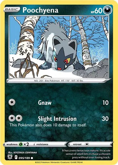 095/189 Poochyena Reverse Holo - Astral Radiance
