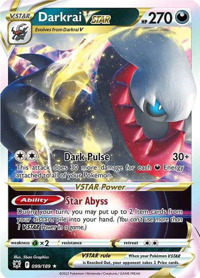 099/189 Darkrai VStar - Astral Radiance