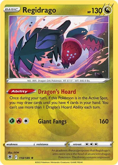 118/189 Regidrago Reverse Holo - Astral Radiance
