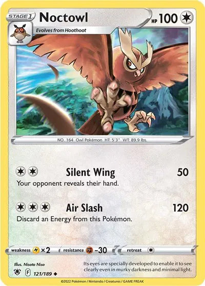 121/189 Noctowl Reverse Holo - Astral Radiance