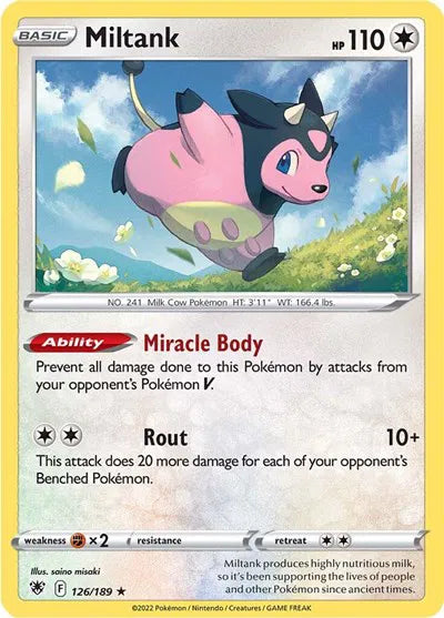 126/189 Miltank Reverse Holo - Astral Radiance