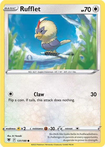 131/189 Rufflet Reverse Holo - Astral Radiance