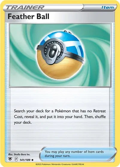 141/189 Feather Ball Reverse Holo - Astral Radiance