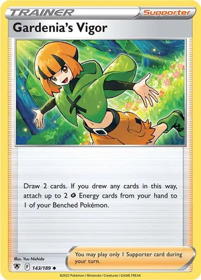 143/189 Gardenia's Vigor Reverse Holo - Astral Radiance