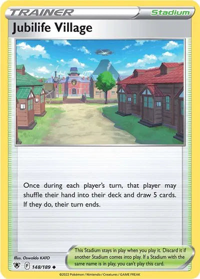 148/189 Jubilife Village Reverse Holo - Astral Radiance